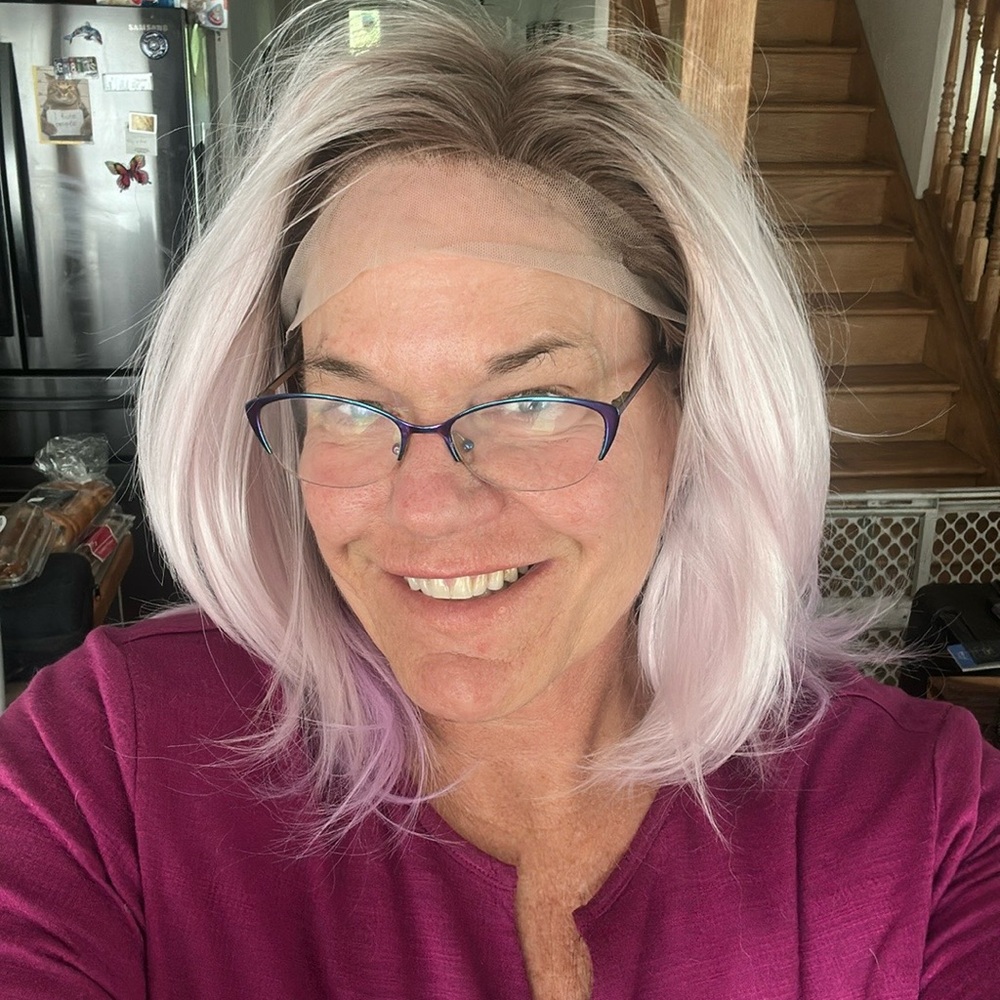 Custom Designed 100% Hand Tied Wig Designed by Wigs by Robin Abyss